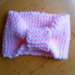 Pink Bow Hairband 