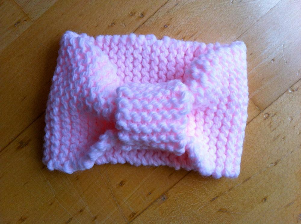 Pink Bow Hairband 