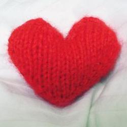 Knitted Valentine's Heart PDF